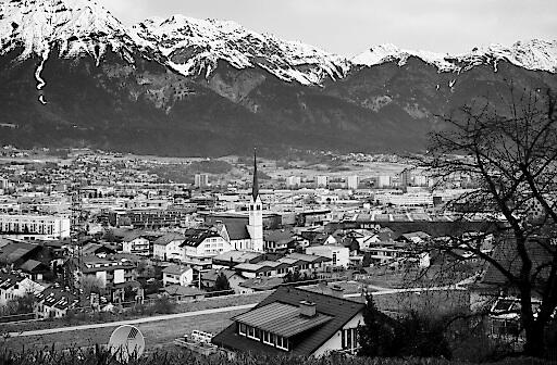 Innsbruck 2018: starke Verbauung und kaum Lebensraum für Schmetterlinge