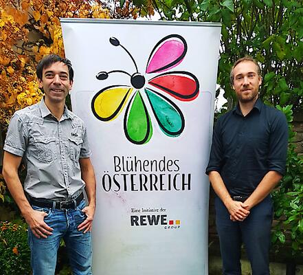Markus Braun, Verein Lanius und Ronald Würflinger. Stiftung Blühendes Österreich