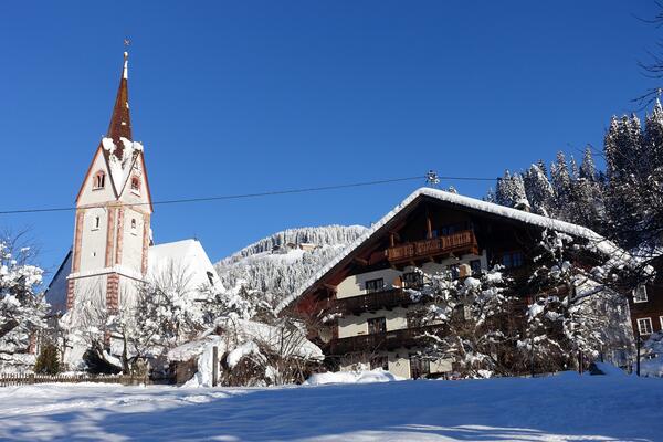 Urlaub am Bauernhof, Familie Mesner, im Winter