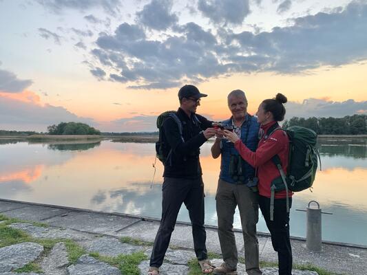Siegerteam Florian Billinger, Karl Billinger, Paula Wegenschimmel