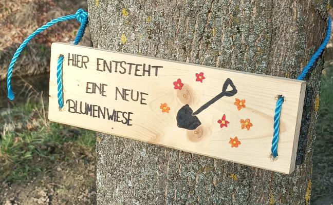Holzschild