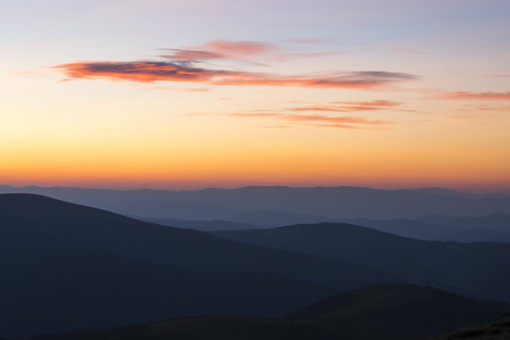 © Uwe Grinzinger Morgendämmerung über den Nockbergen