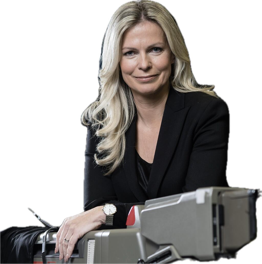 Frau mit Kamera