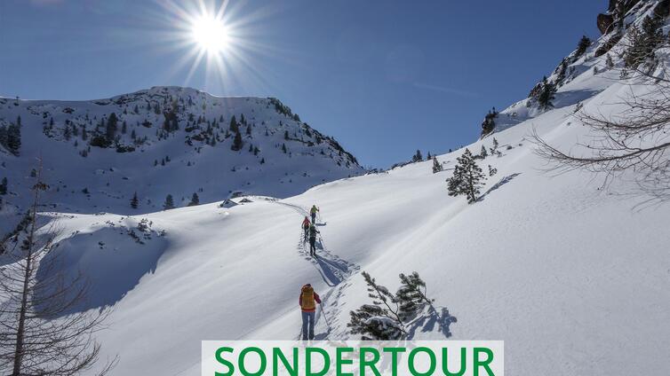 Über die Eiserseen Richtung Kleiner Eiser (2897m)