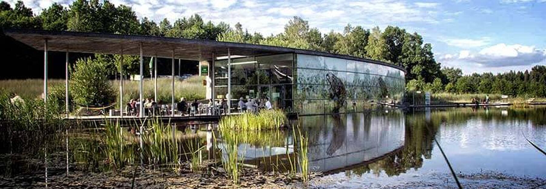 UnterWasserReich Schrems, Gebäude am Wasser
