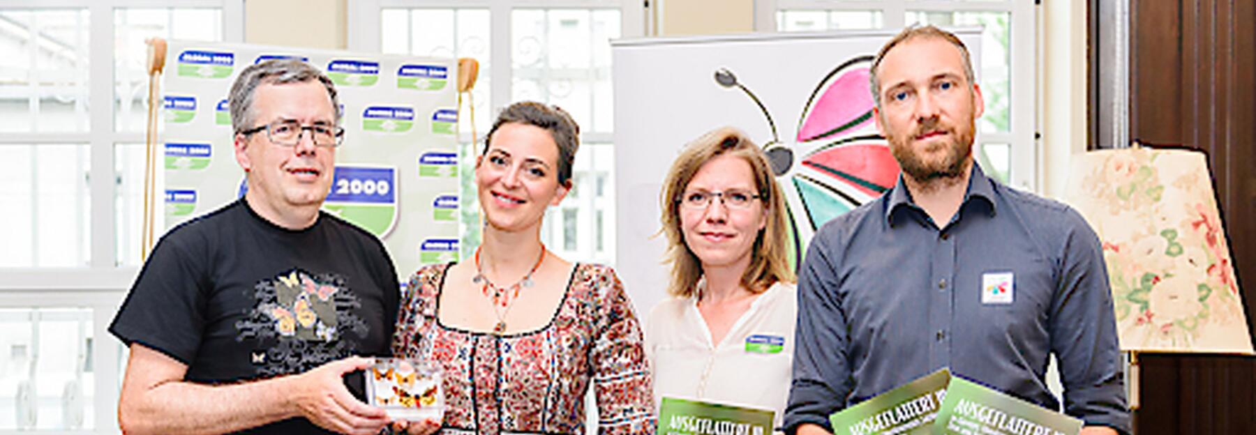 Präsentation der neuen Schmetterlingsstudie "ausgeflattert III"