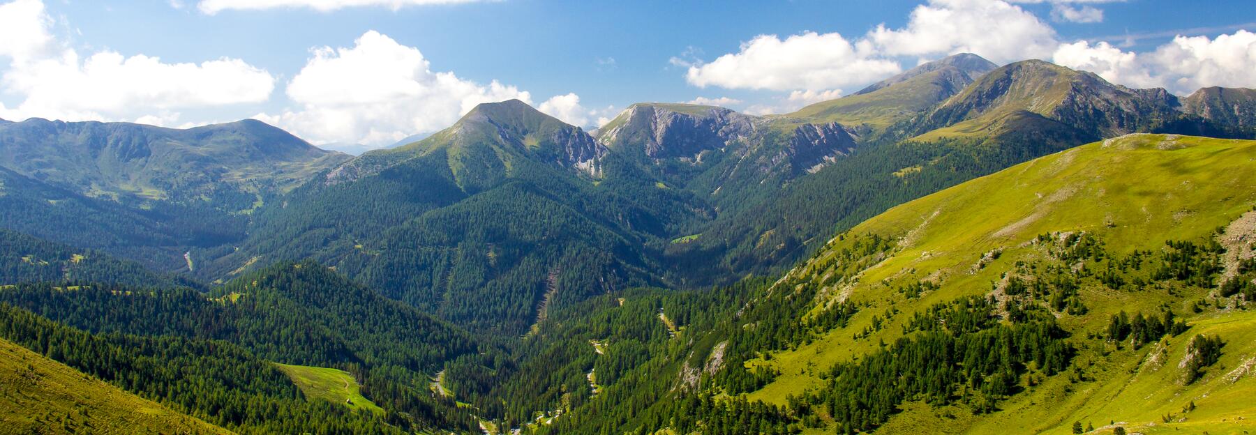 Wunderschöne Nockberge im Sommer