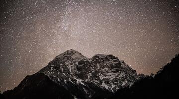 Das beeindruckende Firmament über dem Nationalpark Gesäuse