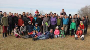 Gruppenbild mit Mitgliedern des Naturschutzbund Niederösterreich