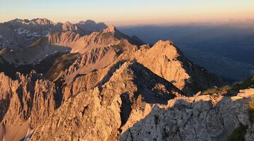 Karwendel in Abendstimmung 