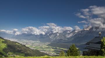 Blick auf die Region Hall-Wattens
