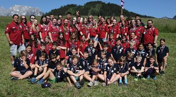 Pfadfinder:innen der Gruppe 87-7B