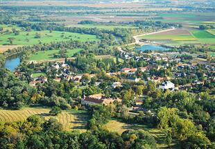Marchegg von oben